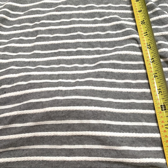 A New Day Black and White Striped Tie Back Top - Picture 4 of 7